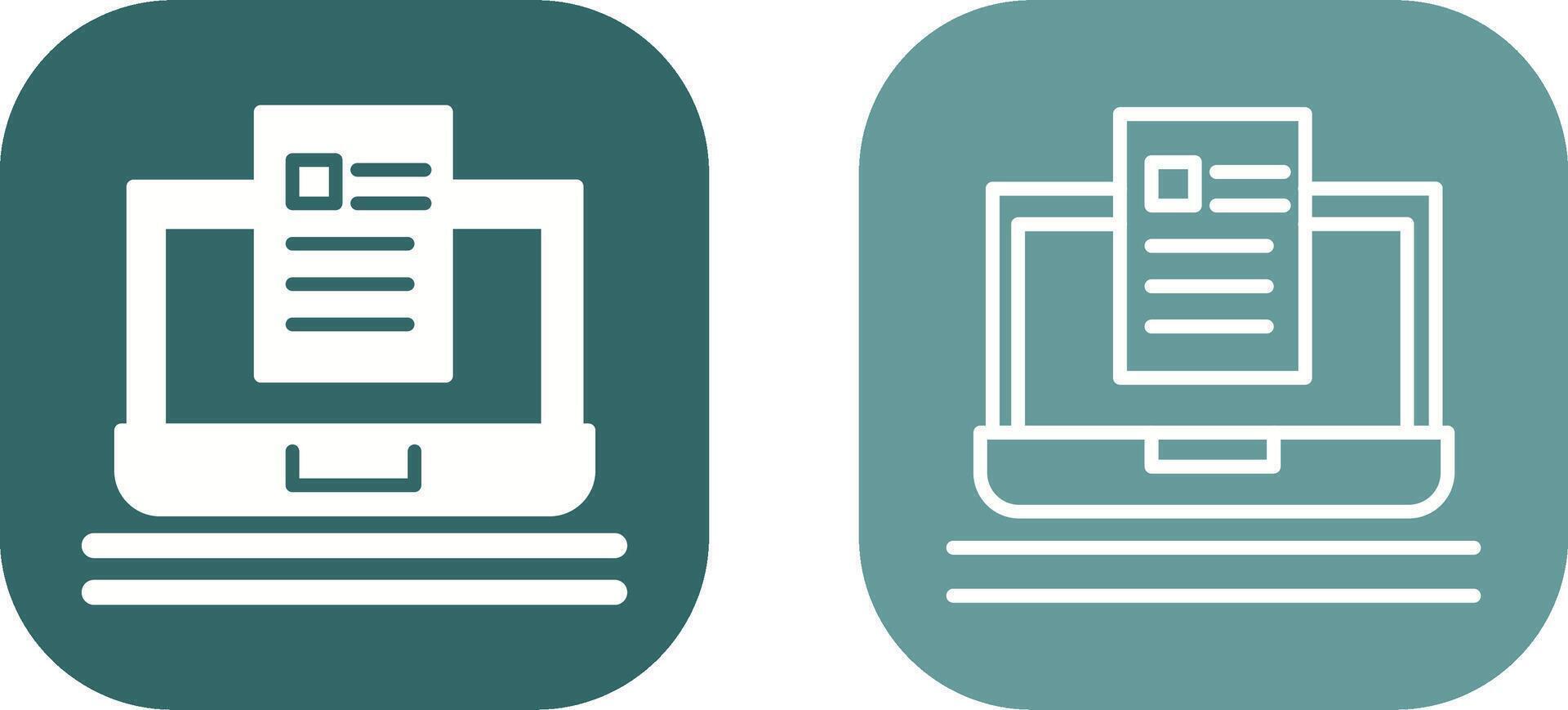 Blog Vector Icon