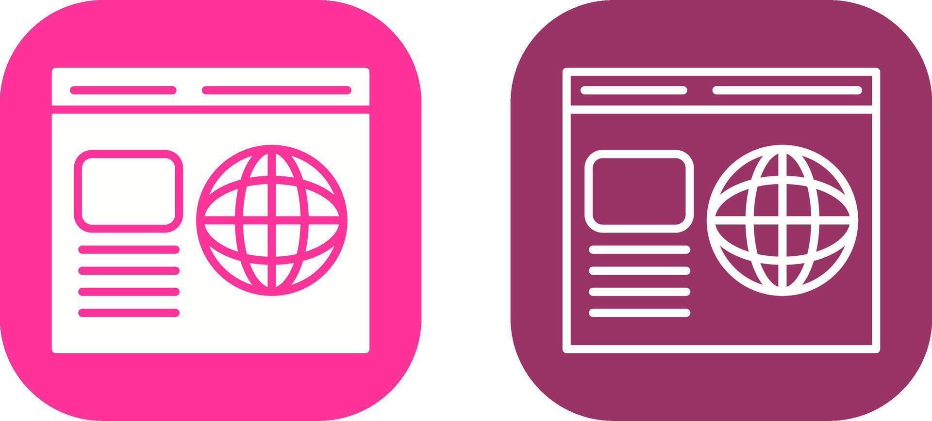 Webpage Vector Icon