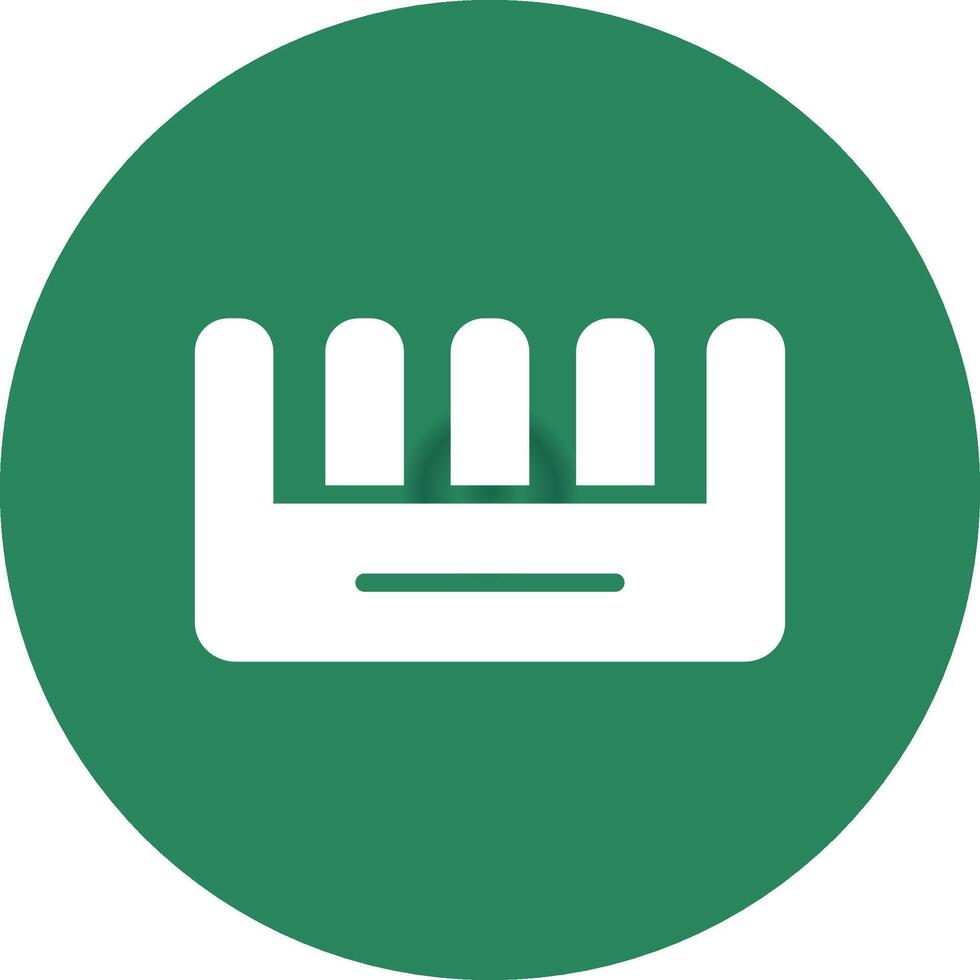 Comb Creative Icon Design vector