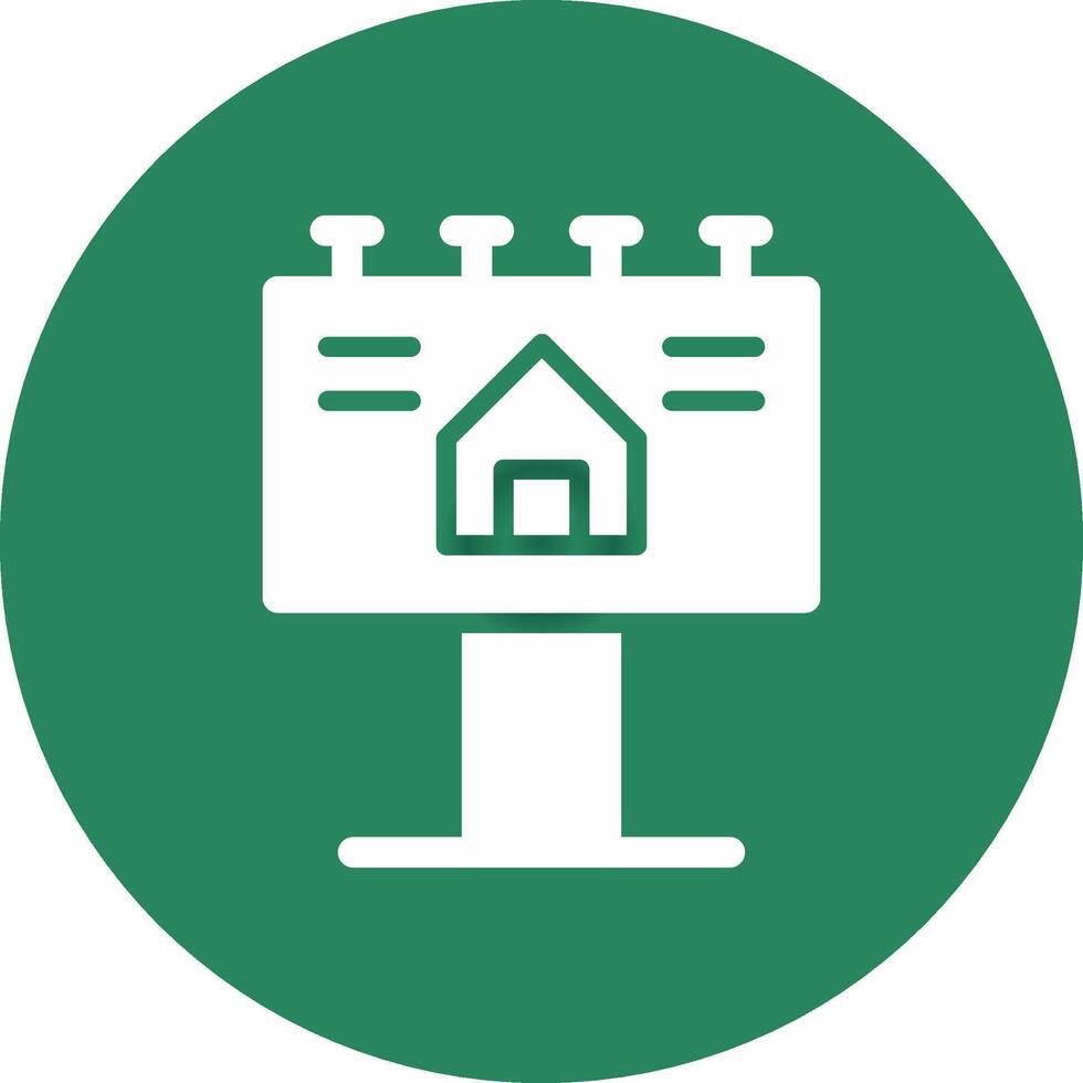 Billboard Creative Icon Design vector