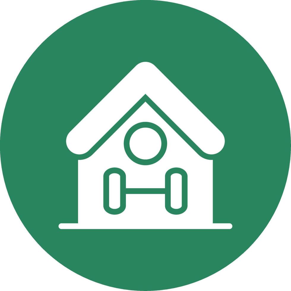Home Workout Creative Icon Design vector