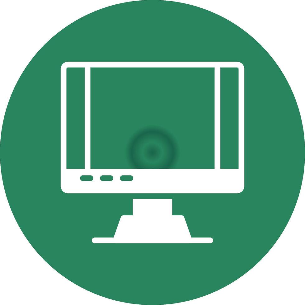 Monitor Creative Icon Design vector