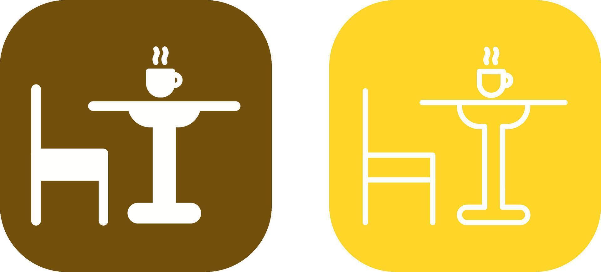 Tea Table Vector Icon