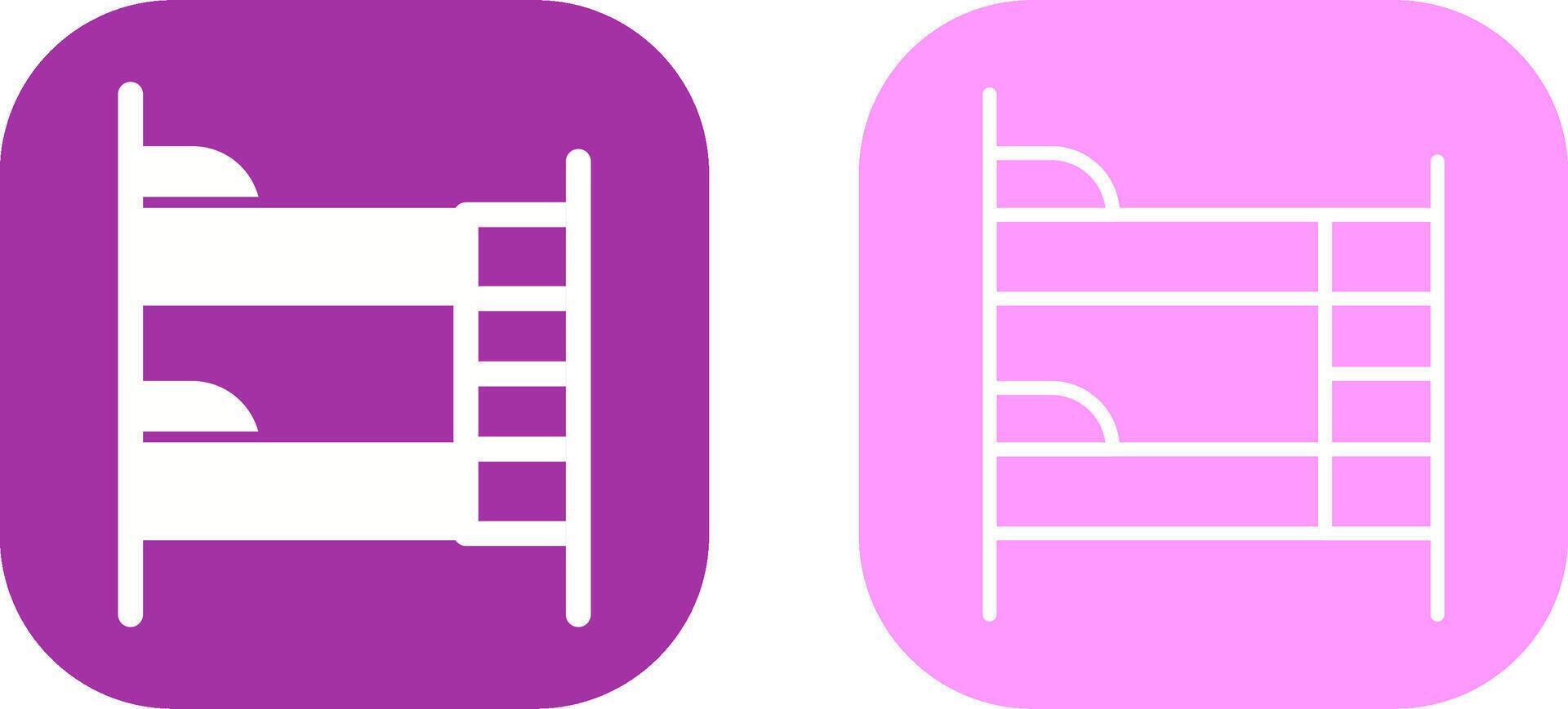 Bunk bed Vector Icon