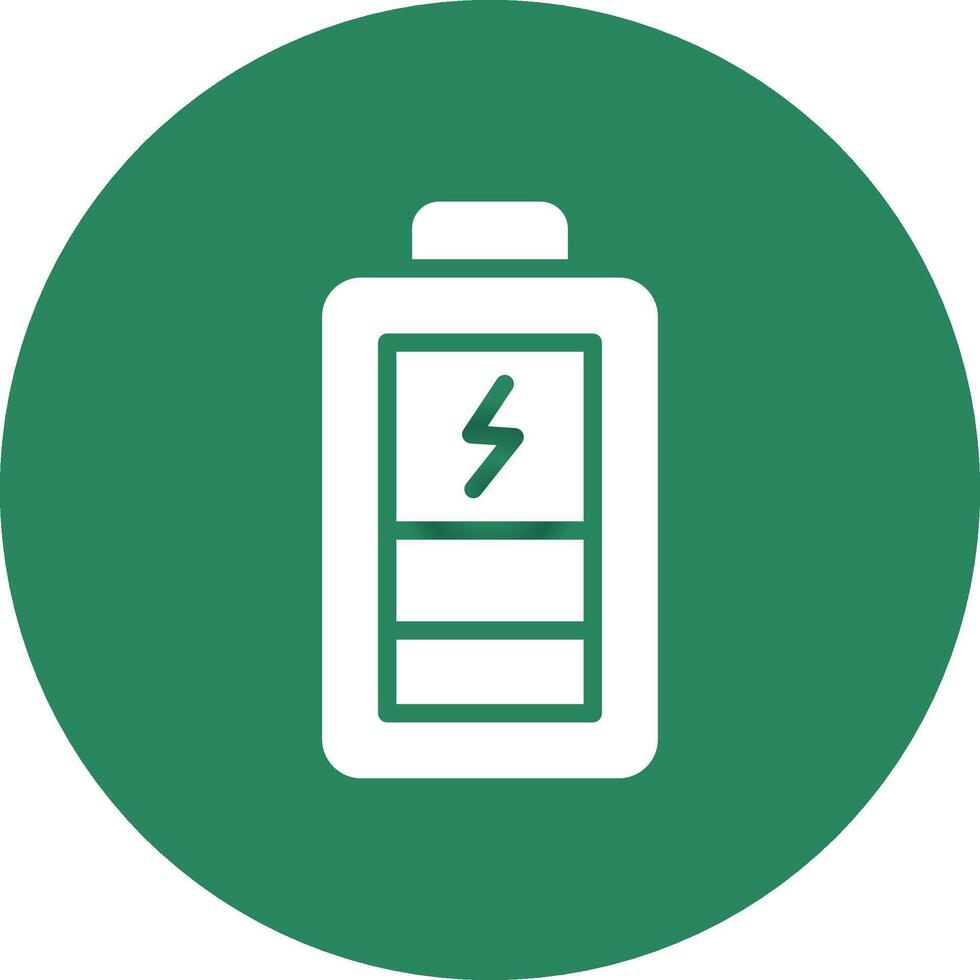 Charging Battery Creative Icon Design vector