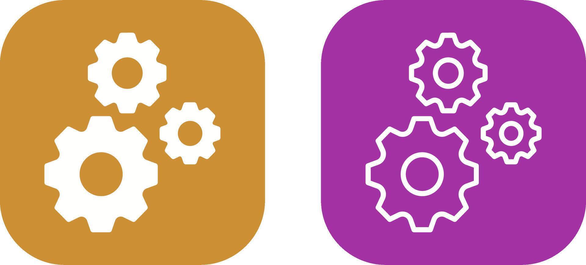 Multiple Cogwheels Vector Icon