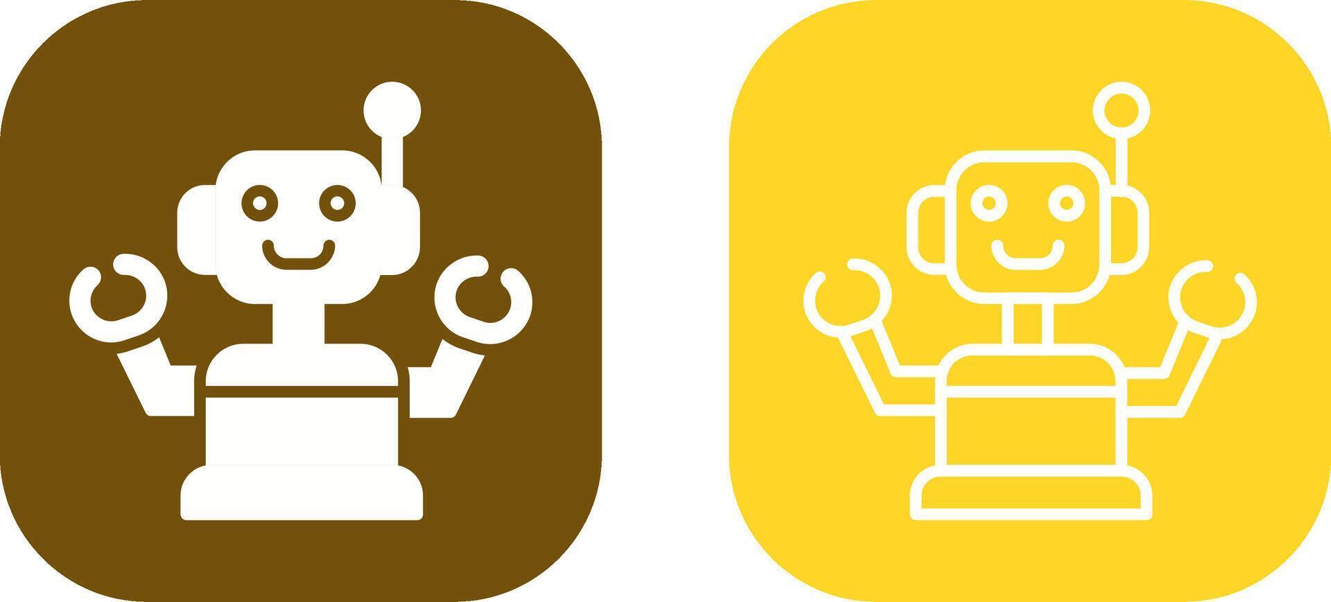 Industrial Robot III Vector Icon