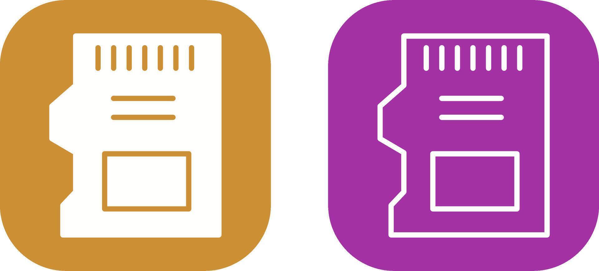 SD Card Vector Icon