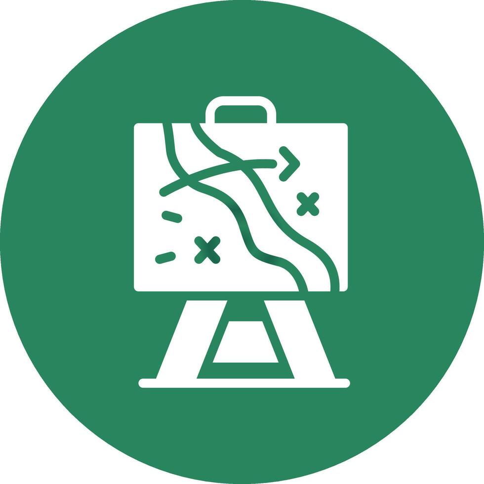 Map Creative Icon Design vector