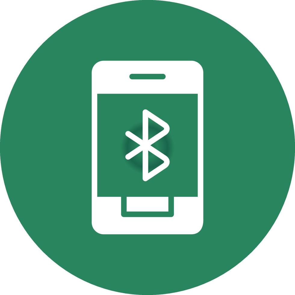 Bluetooth Creative Icon Design vector