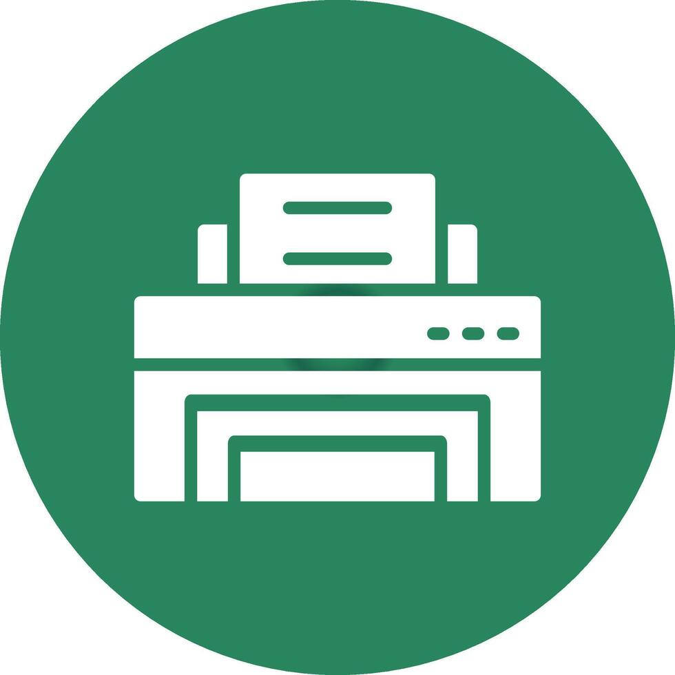 Printer Creative Icon Design vector