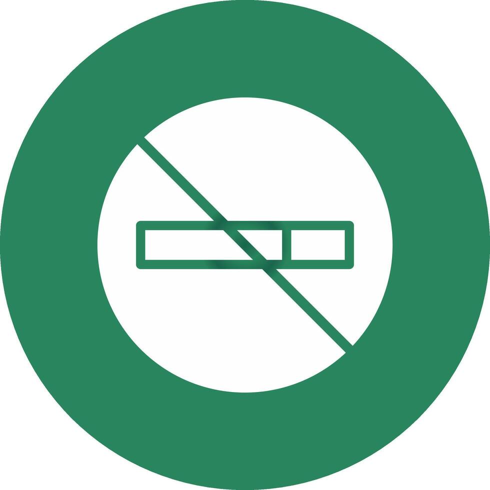 No Smoke Creative Icon Design vector