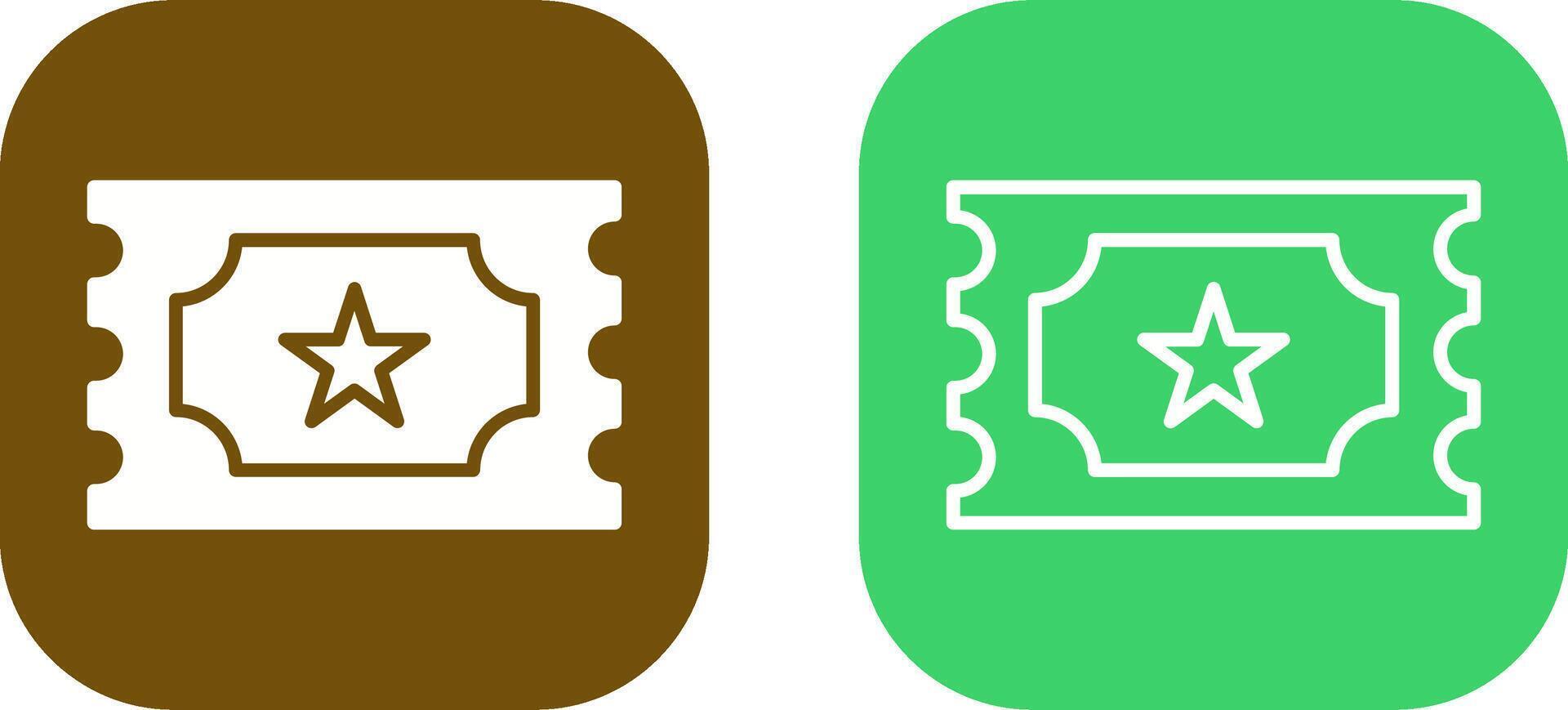 Tickets Vector Icon