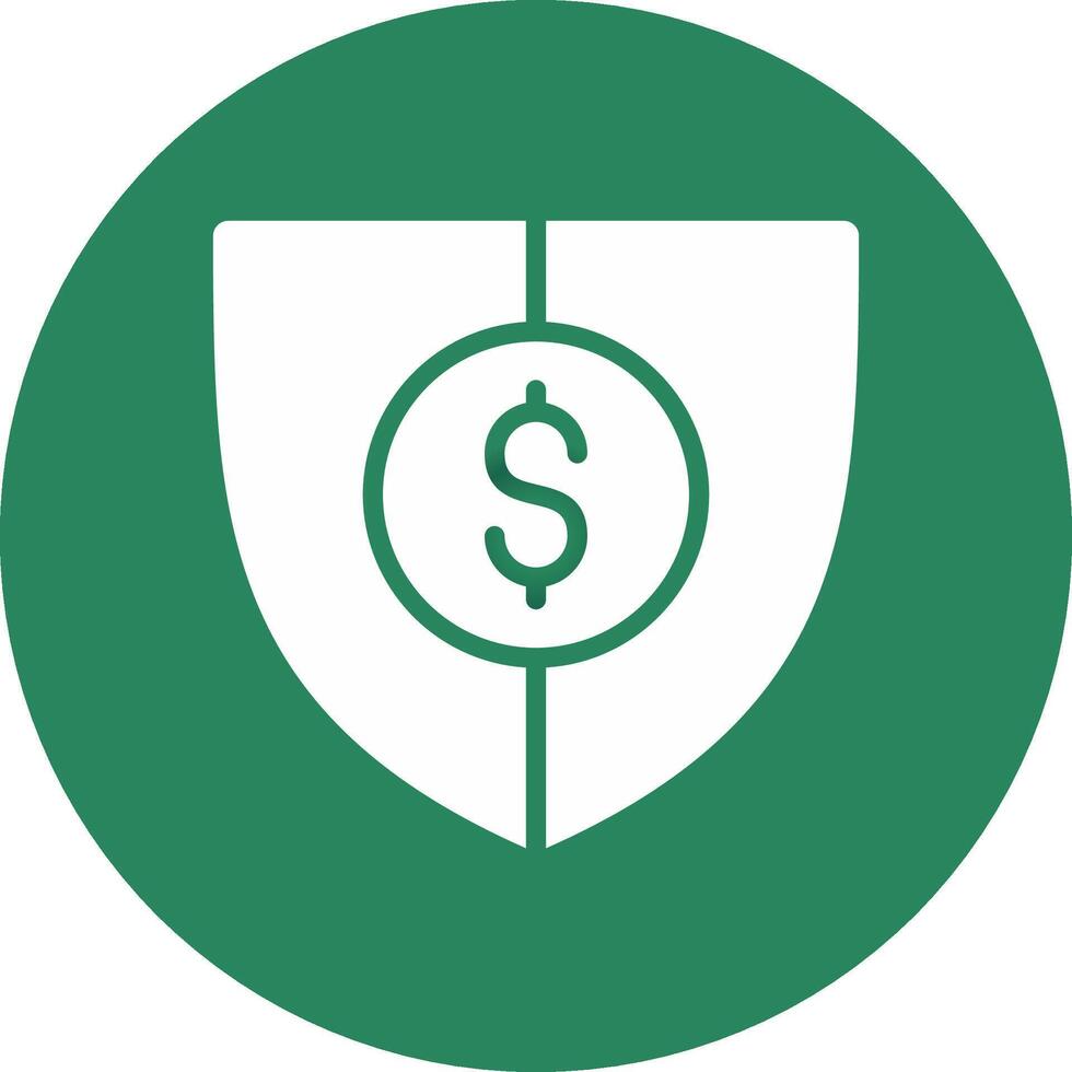 Shield Money Creative Icon Design vector