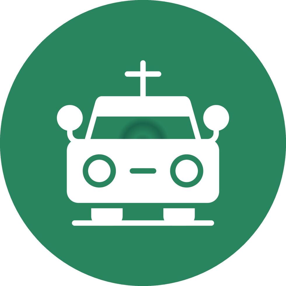 Hearse Creative Icon Design vector