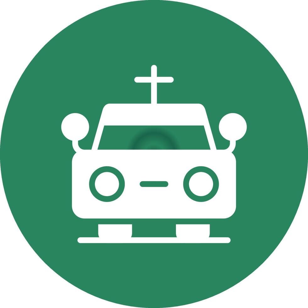 Hearse Creative Icon Design vector