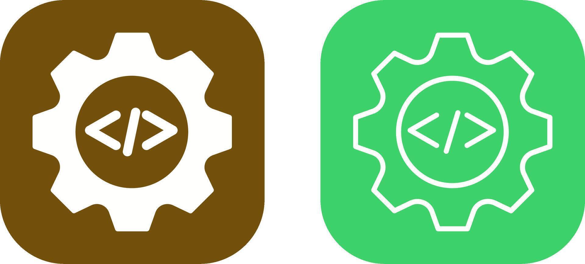 Coding Gear Vector Icon 41992373 Vector Art at Vecteezy