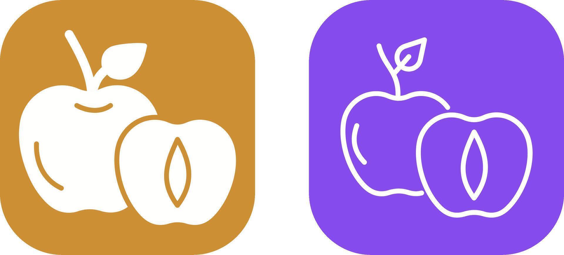 Apricot Vector Icon