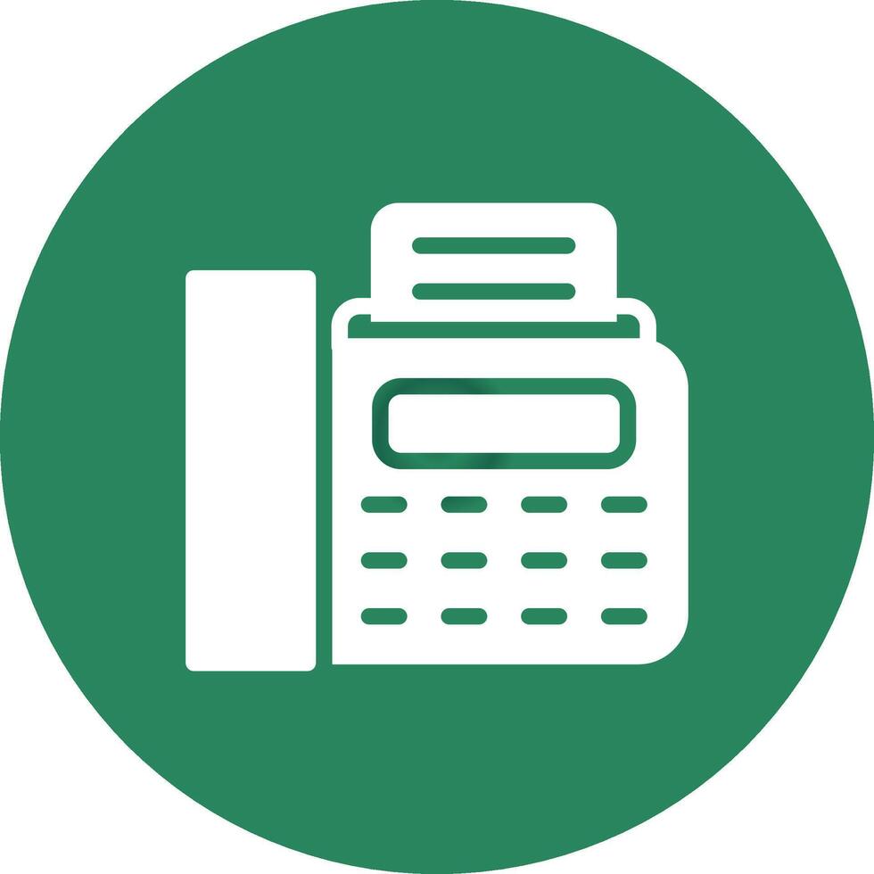 Fax Creative Icon Design vector