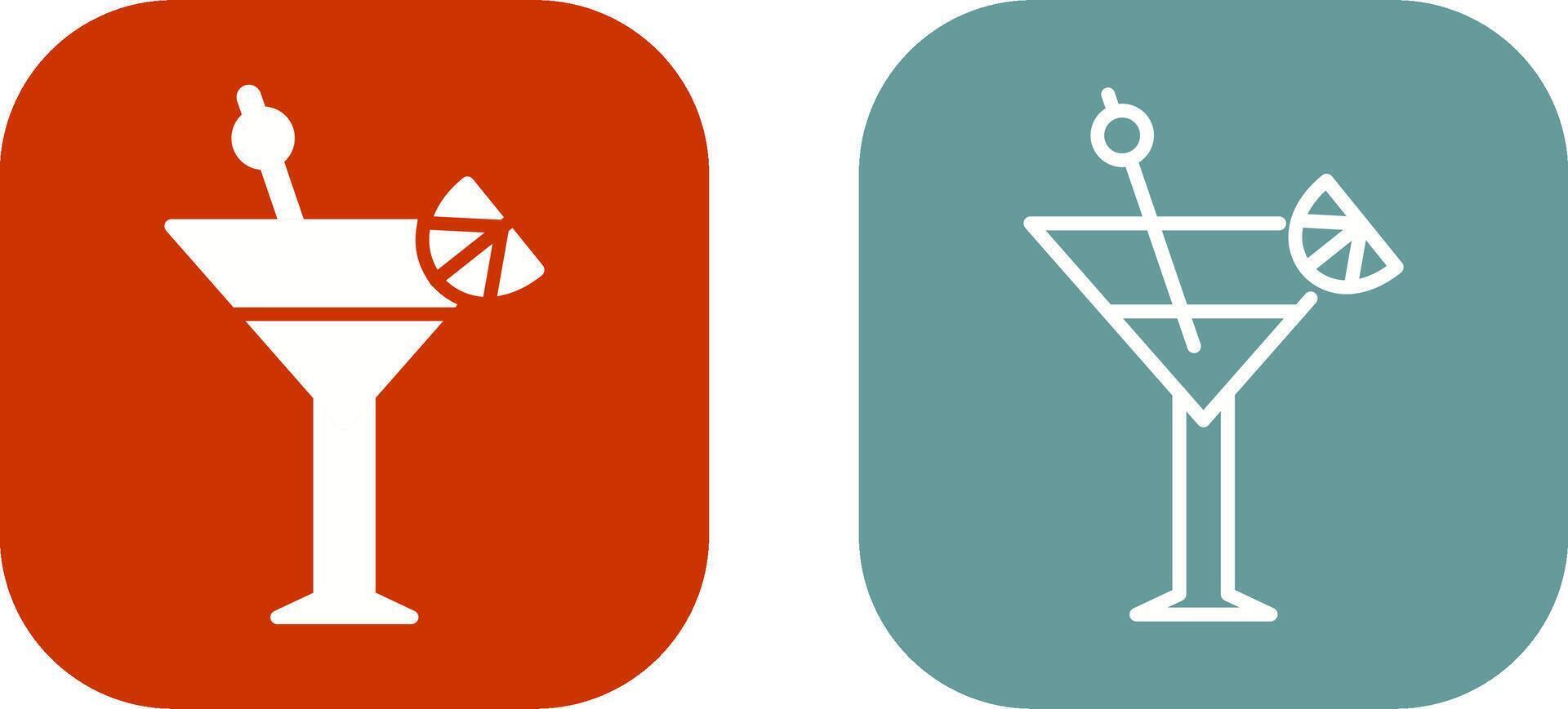 Martini Vector Icon