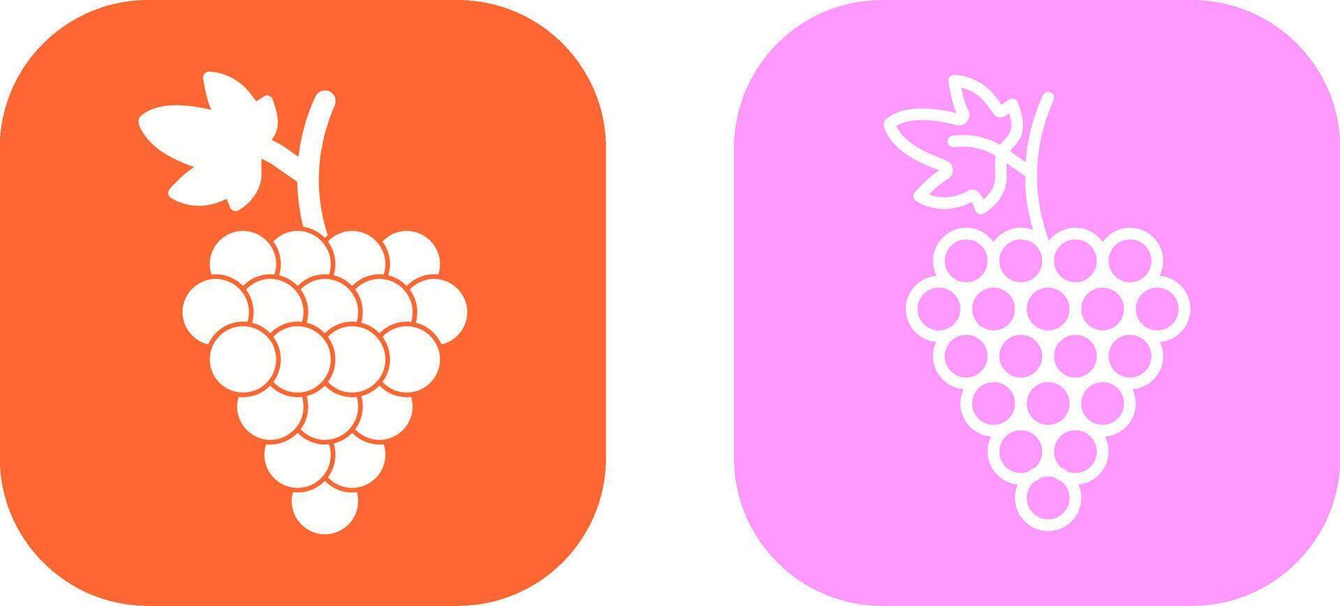 Grapes Vector Icon