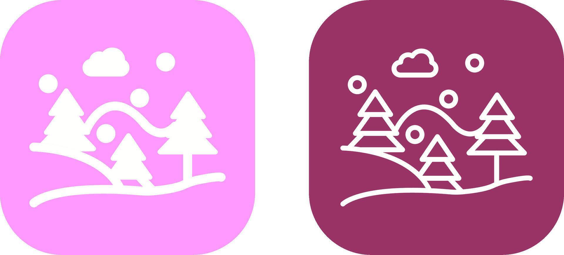 Snow Fall Vector Icon