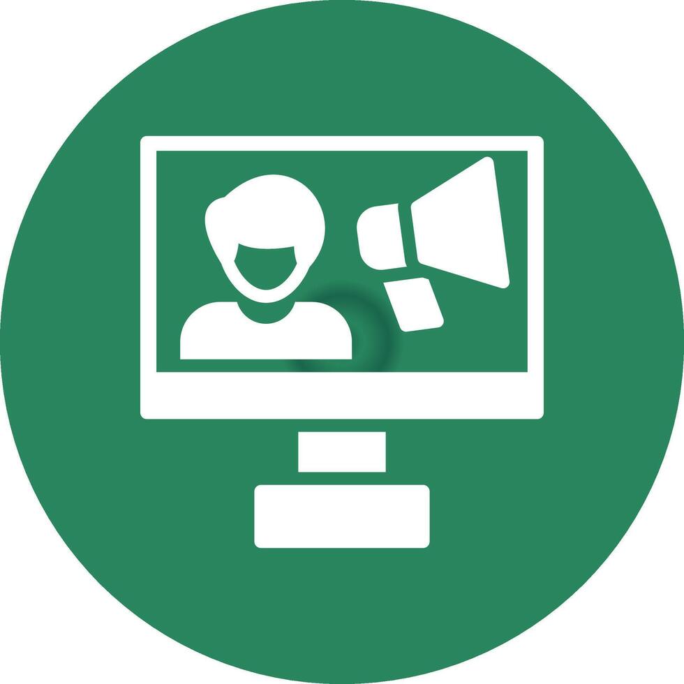 Advertising Creative Icon Design vector