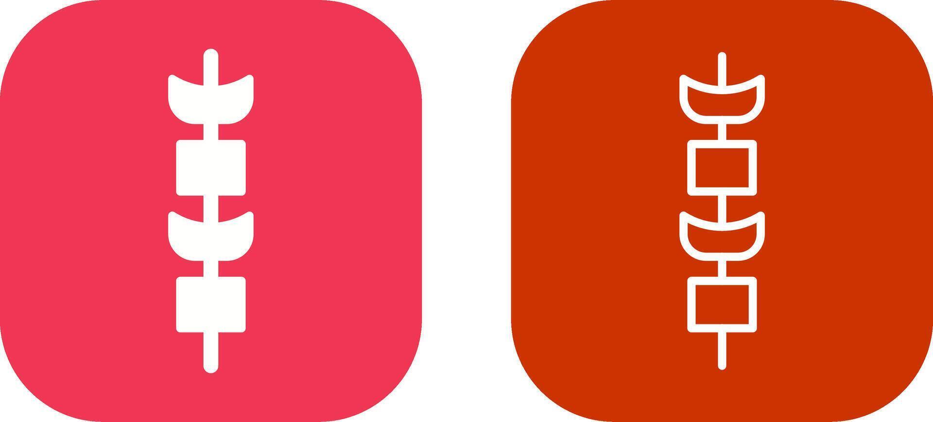 Kebab Vector Icon