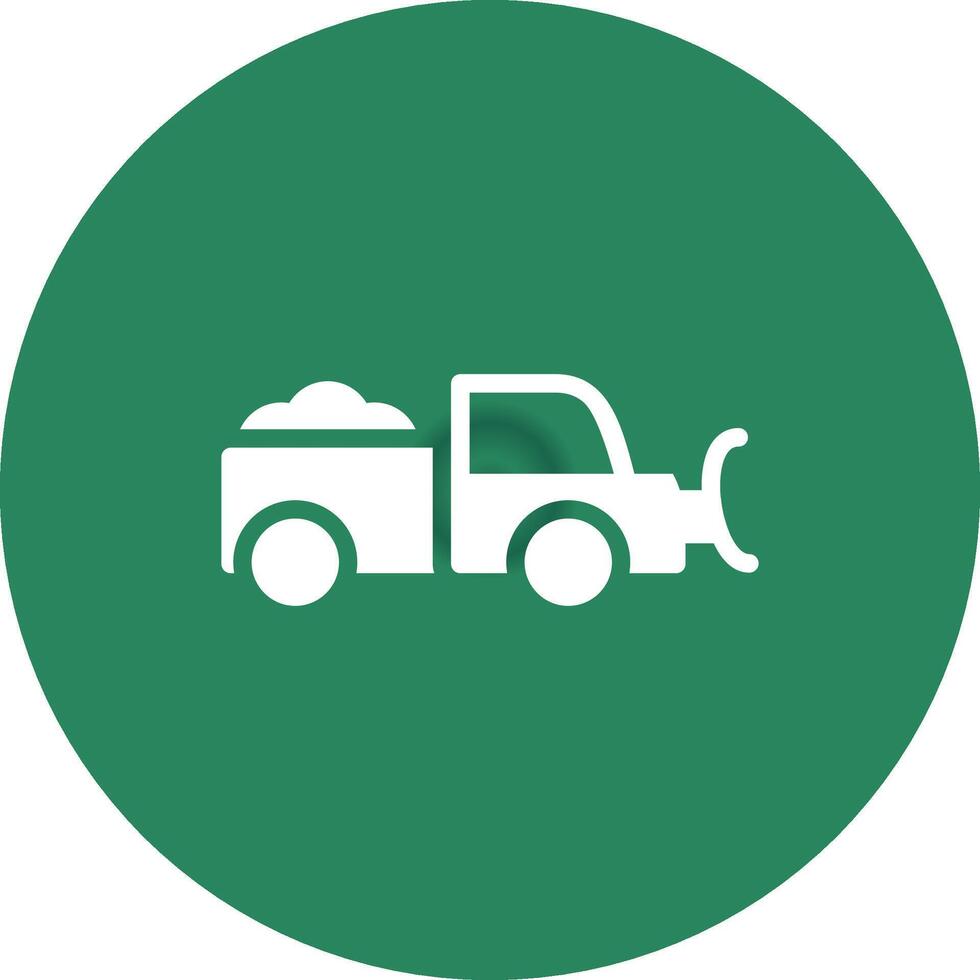 Snowplow Creative Icon Design vector