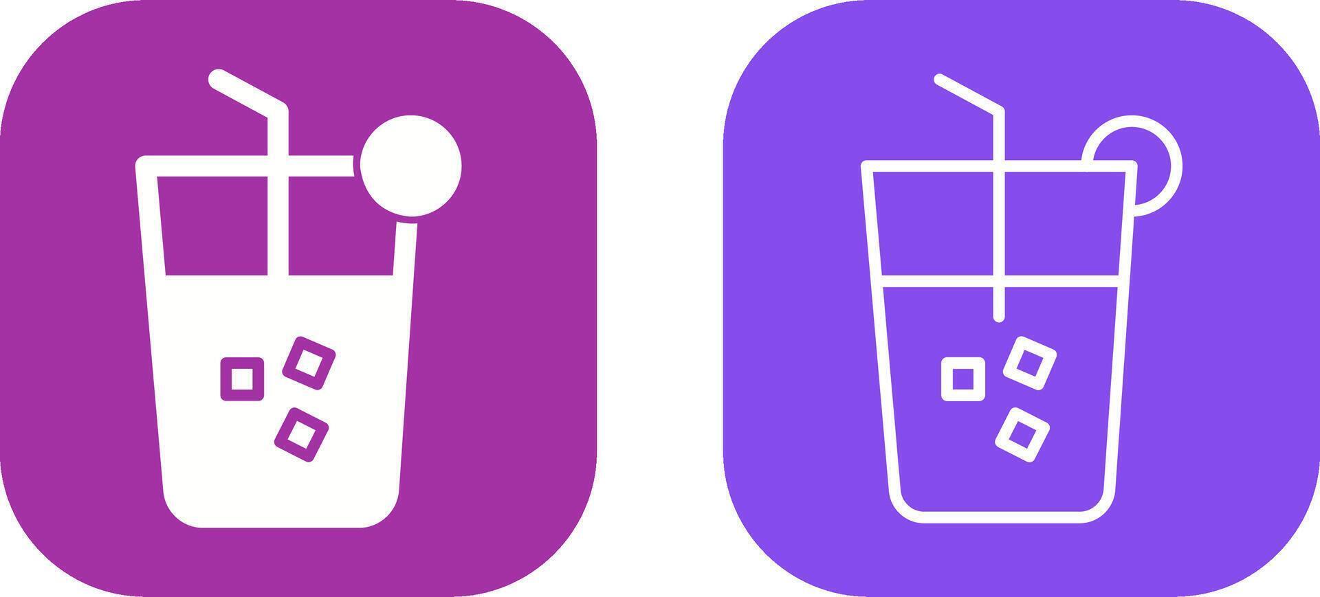 Cold Drink Vector Icon