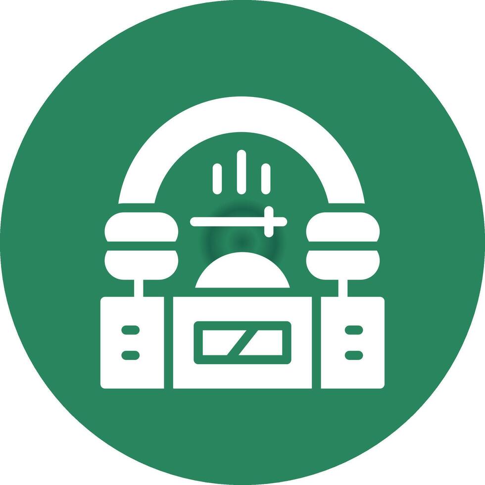 Jukebox Creative Icon Design vector