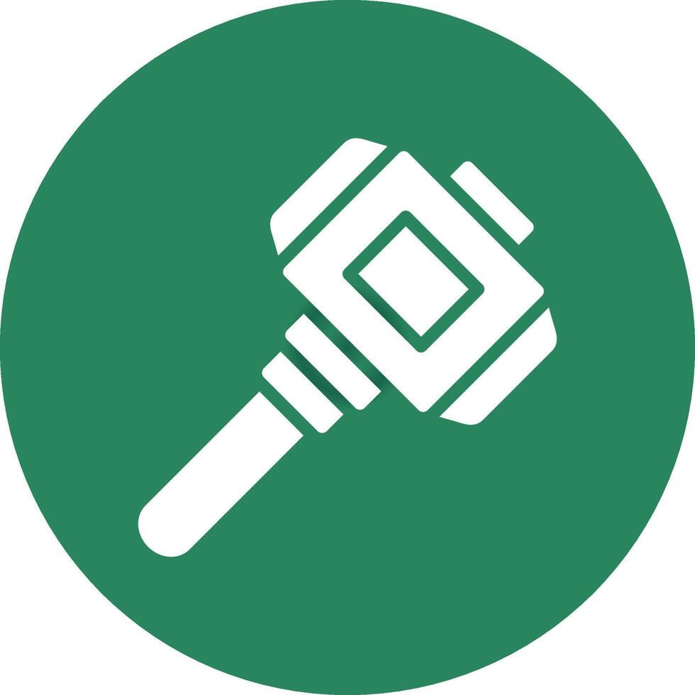 Hammer Creative Icon Design vector