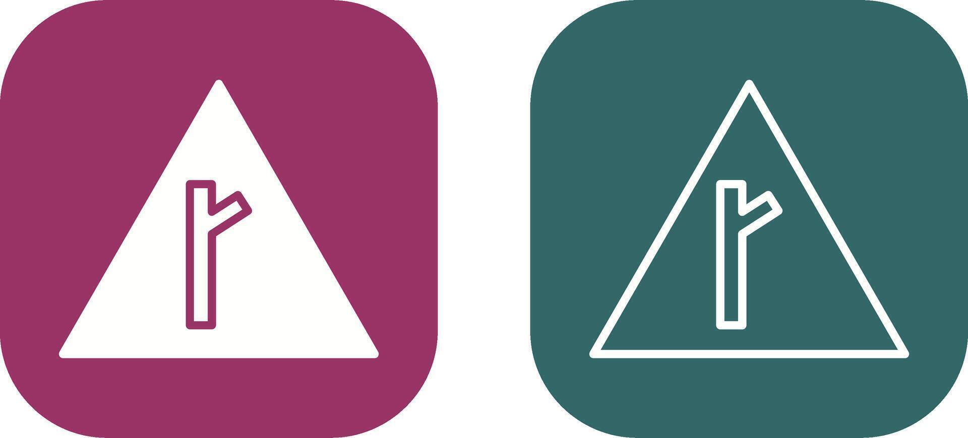 Road Sign Vector Icon