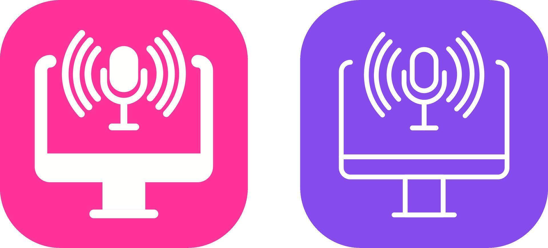 Podcast Vector Icon