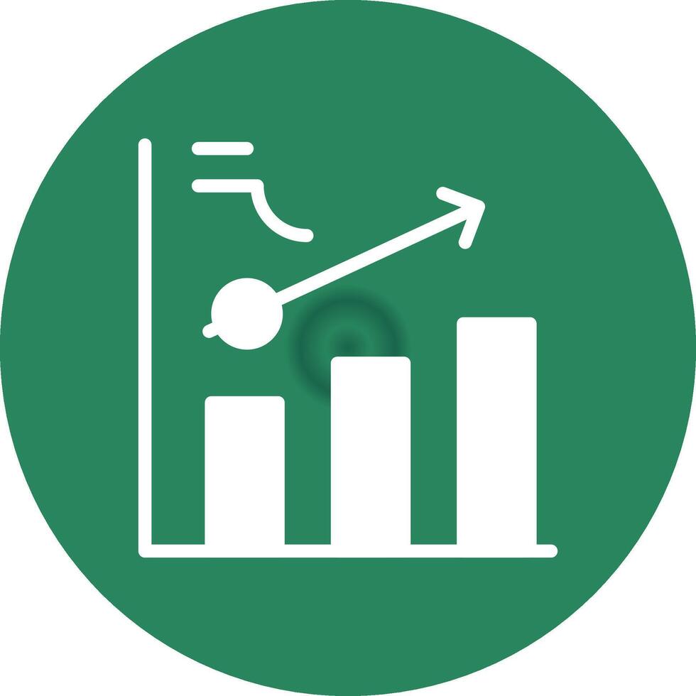 Clustered Bar Creative Icon Design vector