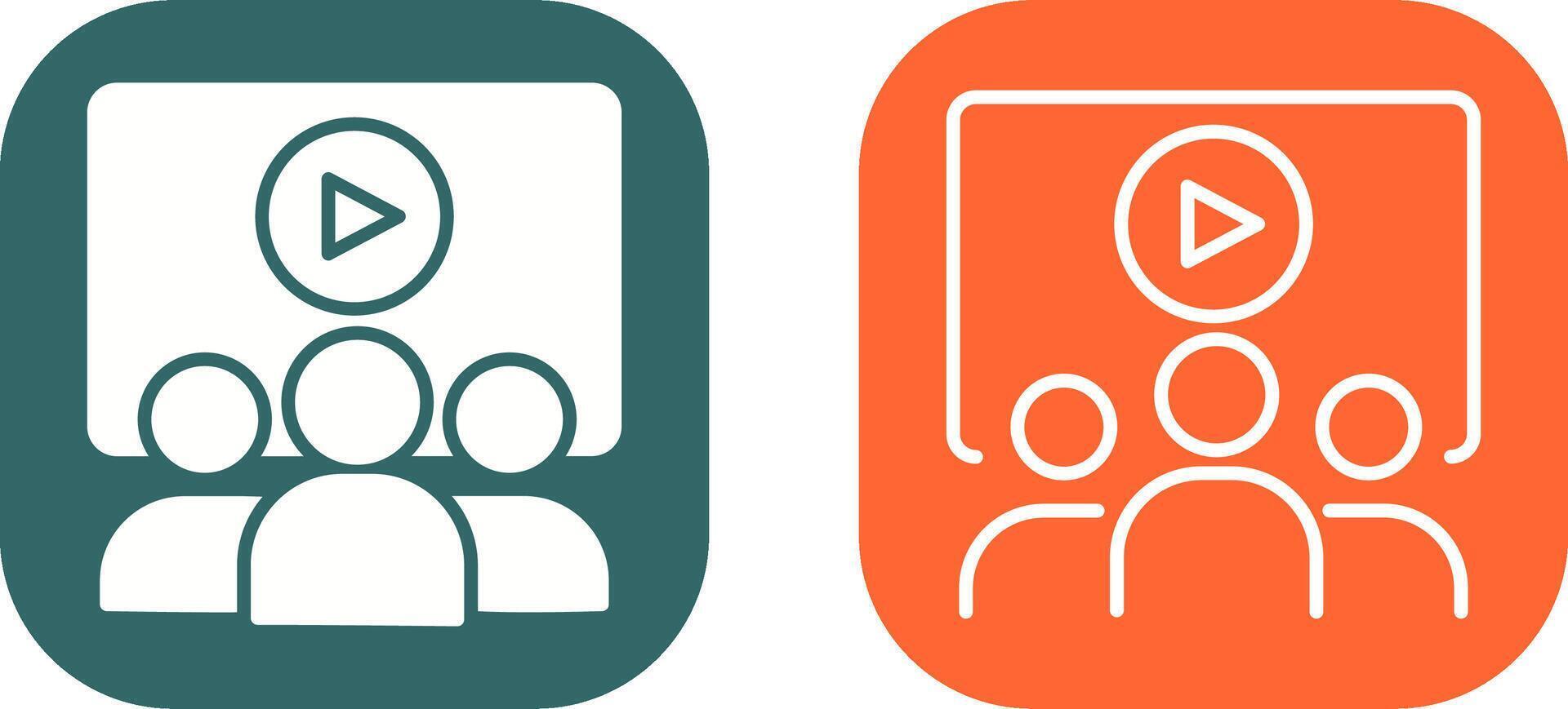 Online Course Vector Icon