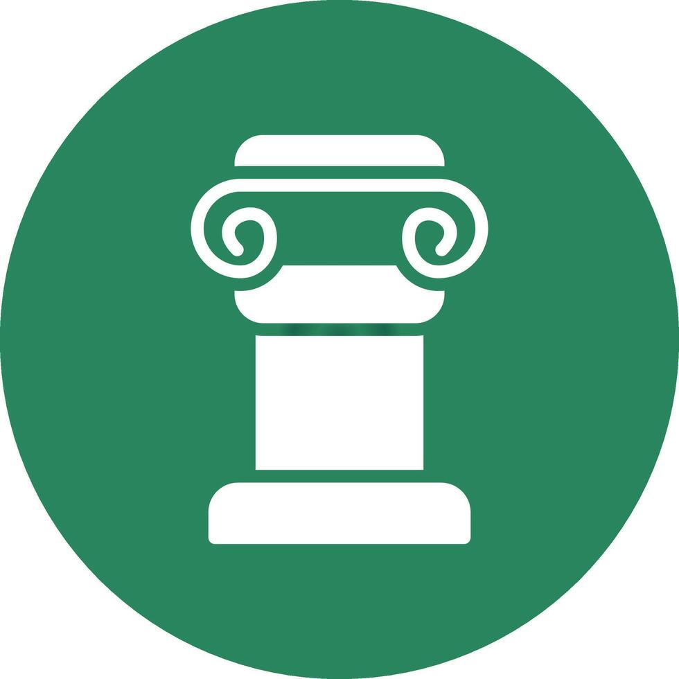 Pillar Creative Icon Design vector
