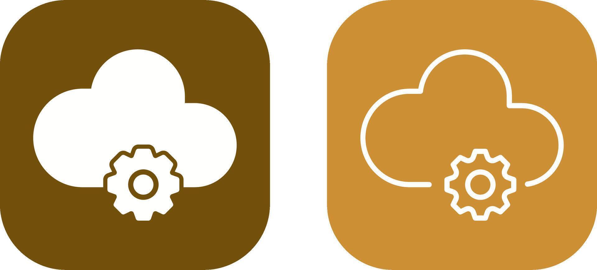 Cloud Computing Vector Icon