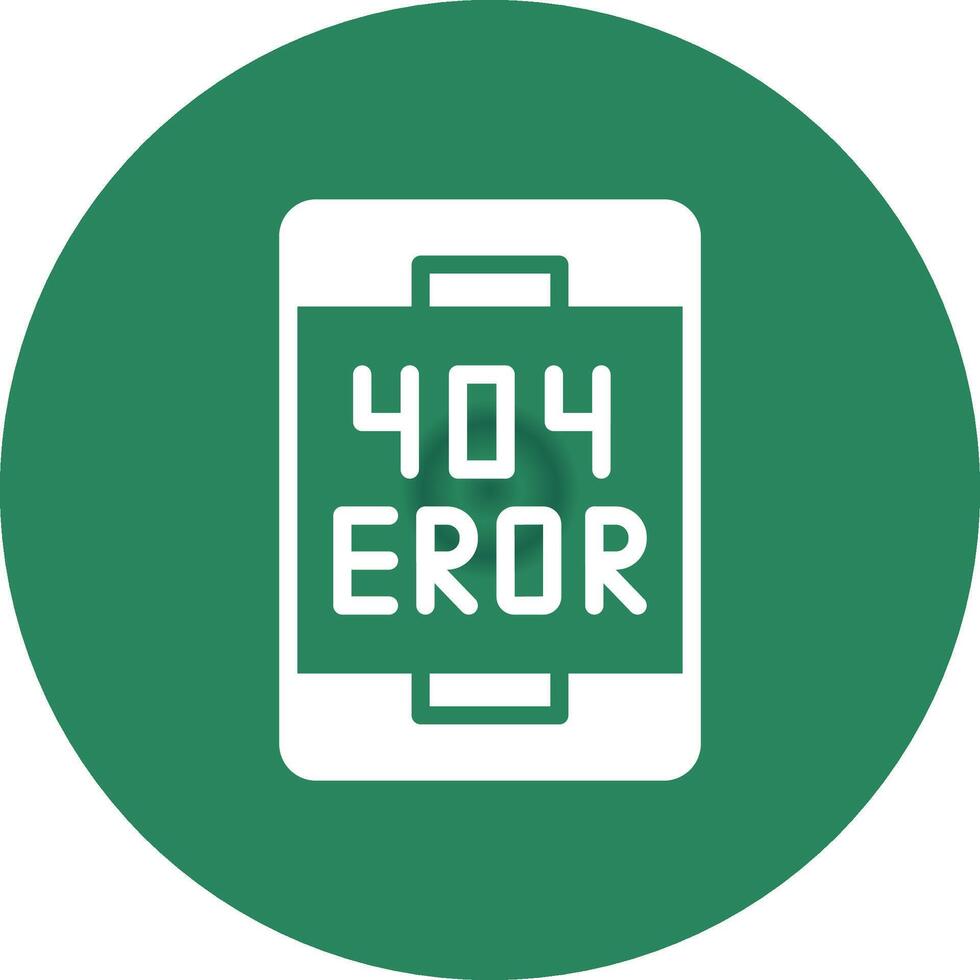 Error Creative Icon Design vector