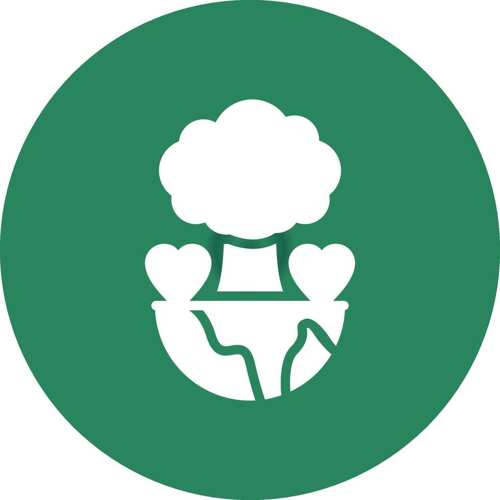 Save Planet Creative Icon Design vector