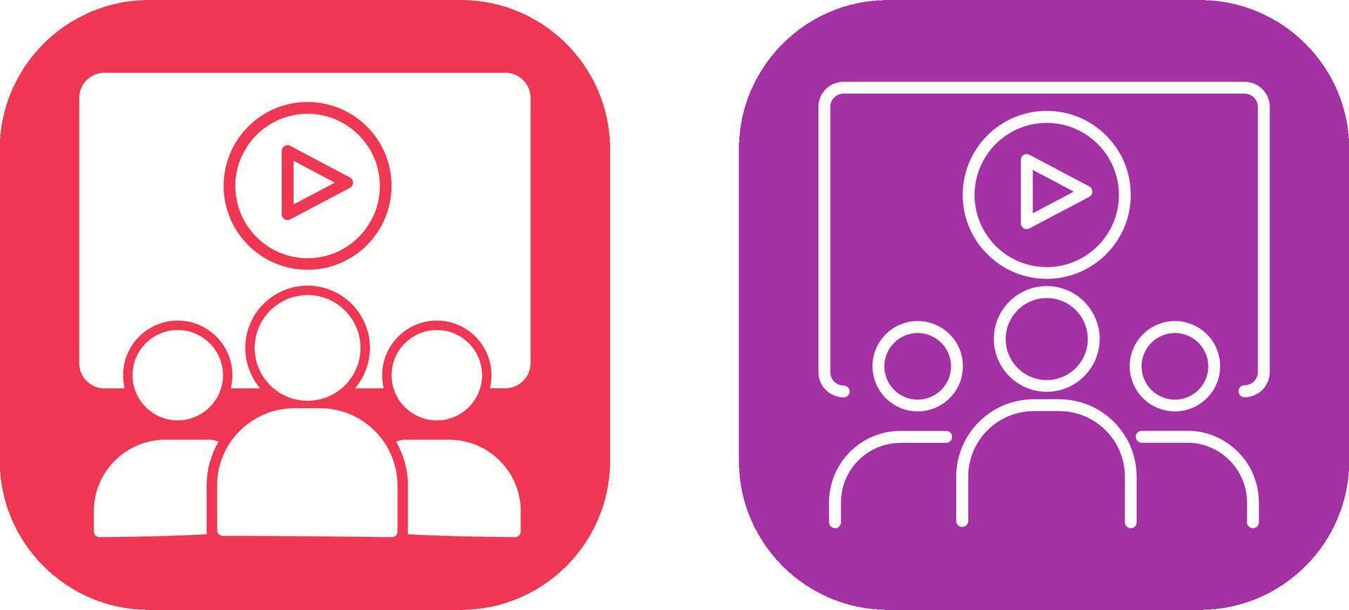 Online Course Vector Icon