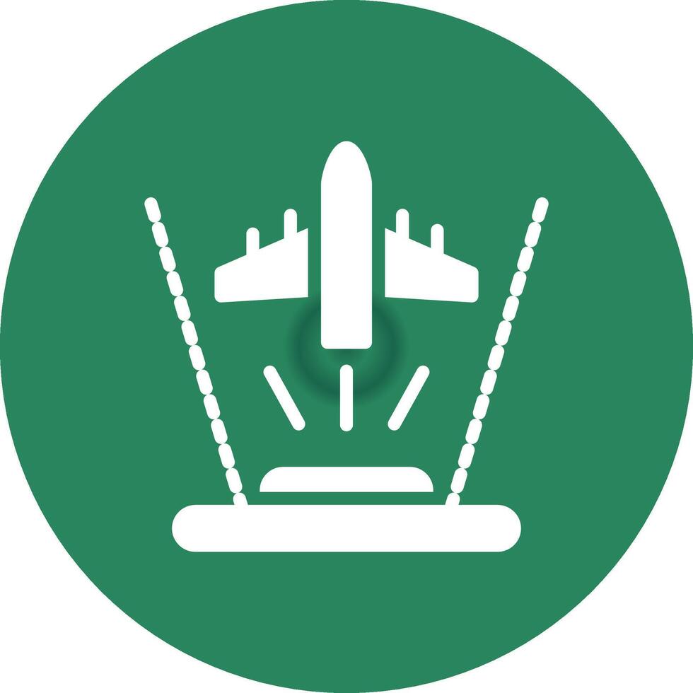 Ar Flight Training Creative Icon Design vector