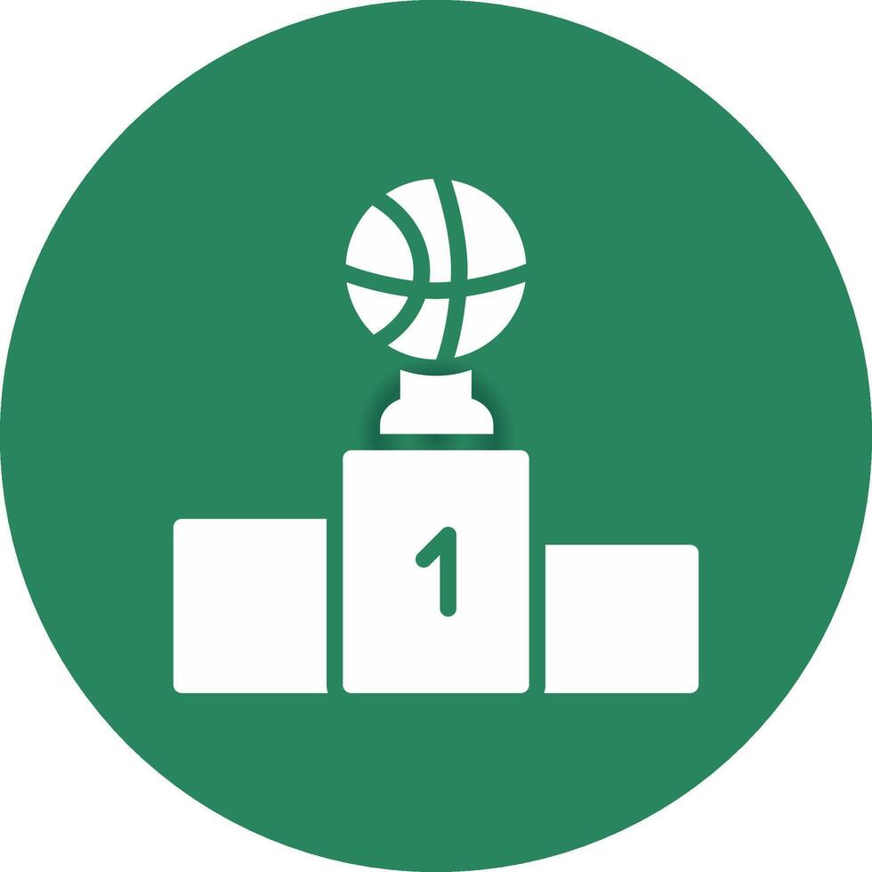 Winner podium Creative Icon Design vector