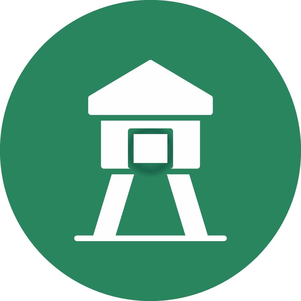 Watchtower Creative Icon Design vector