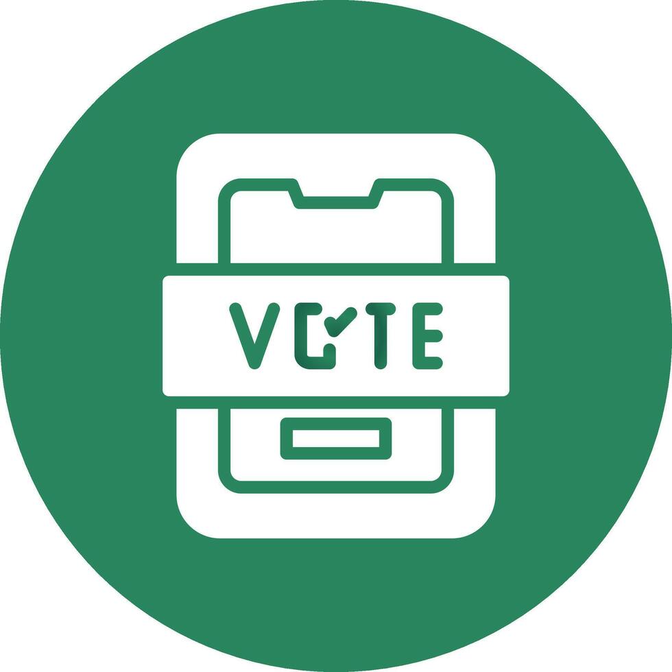 Vote Creative Icon Design vector