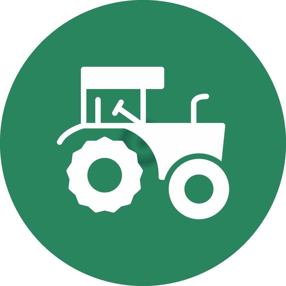 Tractor Creative Icon Design vector