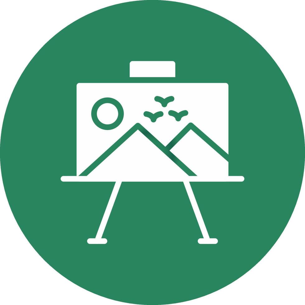 Paint Canvas Creative Icon Design vector