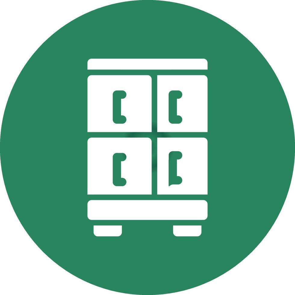 Office Locker Creative Icon Design vector