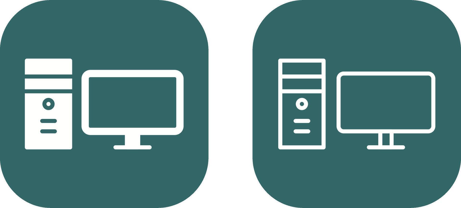 Desktop Vector Icon