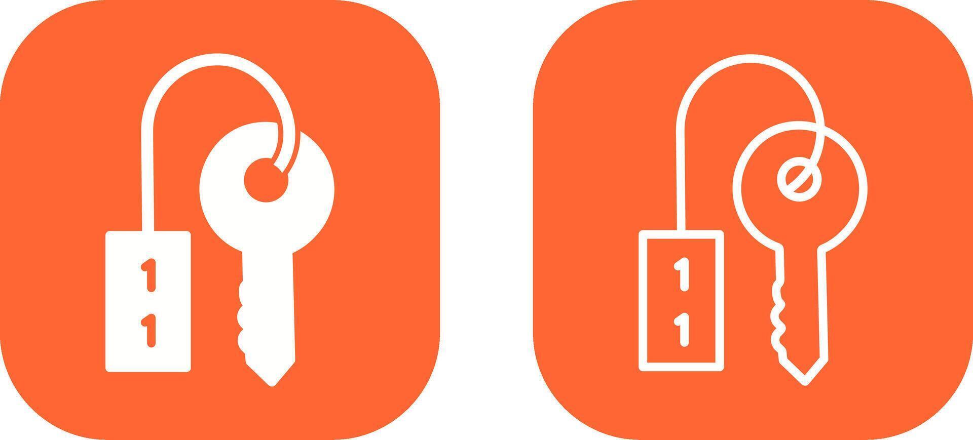 Room key Vector Icon